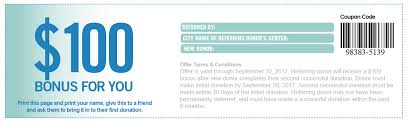 New Donor Biolife Referral Biolife Coupons Dr Plasma Coupon