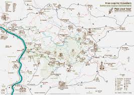 The map shows switzerland and surrounding countries with international borders, canton administrative map of switzerland. Free Map Of National Park Bohemian Switzerland And Surroundings