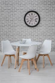 White kitchen table ,round dining room tables for 8 ,large dining tables ,dinette tables. Urban Round Kitchen Dining Table Against The Grain Furniture