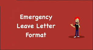 A leave application is a professional way of asking for a pause from work for a specific period of time. Emergency Leave Letter Format Emergency Leave Application