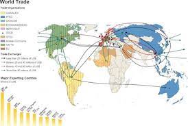World Trade Map Interactive World Trade Map | Illustrator Vector Maps