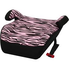 Harmony Juvenile Youth Backless Booster Car Seat Pink Zebra Walmart Com Backless Booster Car Seat Car Seats Booster Car Seat