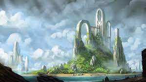 See more ideas about fantasy landscape, fantasy art, fantasy places. Island And Gray Sky Painting Fantasy Art Fantasy City Hd Wallpaper Wallpaper Flare