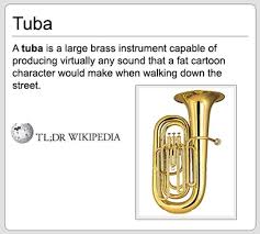 The Definition Of A Tuba Band Jokes Band Geek Humor Tuba