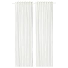 Aina Cortina 1par Blanco Ikea Persianas Cortinas Cortinas Colgadas Cortinas