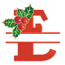 A is for the angels who make up the christmas list. Christmas Alphabet Letter E All Sew Crafty