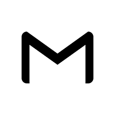 gmail, Black icon