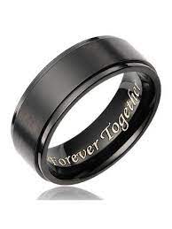 Couple S Promise Ring Love Only You His And Her Matching Wedding Band In Stainless Steel For Men And Women Walmart Com Promise Rings For Guys Mens Promise Ring Black Promise Rings