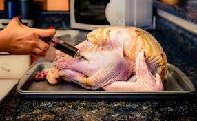 Inject the marinade into the turkey breast and legs. Recipe Turkey Injection Recipes Food Cooking Thesouthern Com