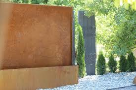 Gigant Wasserwand Cortenstahl Modernes Design Wasser Im Garten Brunnenschmiede De Wasserwand Cortenstahl