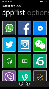 It can lock contacts, sms, gmail, facebook, gallery, market, settings, calls and any other apps with password or pattern lock. Download Smart App Lock For Windows Phone