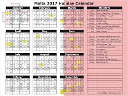 Malta 2017 Holiday Calendar Holiday Calendar Mother Language Day Calendar