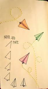 Paper Airplanes Are Fun To Draw Bullet Journal Doodles Journal Doodles Sketch Book