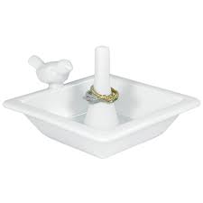 Crafted of shimmering porcelain and trimmed in gold, this little dish says it all. The 15 Best Ring Holder Dishes Zen Merchandiser