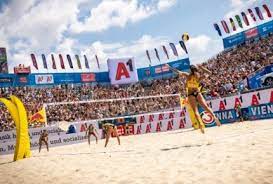 These are the first night sessions that we have. Beach Volleyball Em 2021 Wien