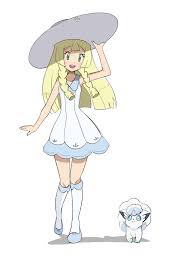 Lillie And Vulpix By Pixiv Id 5560287 Pokemon Sun Pokemon Characters Pokemon