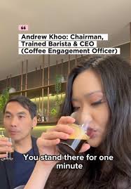 How often do you get to see a CEO personally making coffee? 😱 Andrew Khoo  was spilling some coffee beans 🤣 For those who may not know, he is also a  trained barista. P.S October 1st is World ...