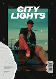 Thien Tuyet Baekhyun The 1st Mini Album City Lights Graphic Design Layouts Baekhyun Kpop Posters