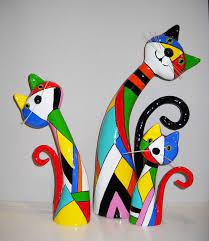 papier mache cats by marquita paper mache art paper crafts paper sculpture
