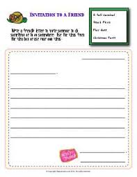 Worksheet Invitation To A Friend Write A Friendly Letter To Invite Someone To Do Something Or To Go Som Explanatory Writing Friendly Letter Writing Writing
