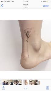 Lily tattoos can be either large or small. Copinho De Leite Handpoke Calla Lily Tattoos Body Art Tattoos Tattoo Font Styles