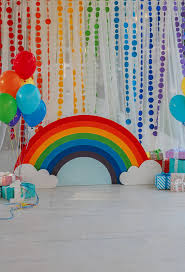 When it comes to decorating for the event there are so many fun. Huayi Photography Backdrops Birthday Decorations Sequins Rainbow Backdrop Photo Booth Baby Shower Background Xt 6747 Background Aliexpress