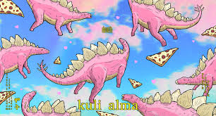 Pin By Emerymontrue On Emery Montrue Vaporwave Dinosaur Art