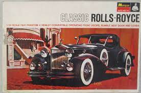 Pin By Tim On Model Kit Boxes Monogram Classic Rolls Royce Model Kit Rolls Royce