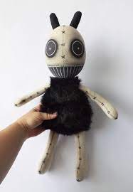 Pin On Childhood Monsters And Boogeymen Handmade Dolls