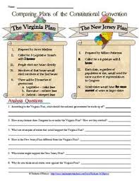 Comparing Plans Of The Constitutional Convention Teaching American History Homeschool Social Studies High School Social Studies
