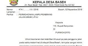 Tak punya penerangan jalan umum begini caranya minta ke pln. Contoh Surat Permohonan Lampu Penerang Jalan Lpju