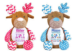 Birth Announcement Personalized Stuffed Animals Personalized Stuffed Animal Deer Embroidered Stuffed Animal Etsy Personalized Stuffed Animals Deer Stuffed Animal Baby Gifts