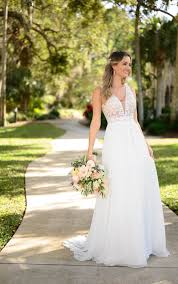 Kaufen sie billige und schöne abendkleider online bei milanoo.com. Schlichtes Boho Inspiriertes Hochzeitskleid Stella York Wedding Dresses