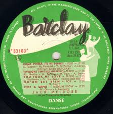 JACK MELROSE (BERNARD HULIN) POP JAZZ 25 CM 1959 BARCLAY 82160
