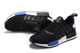 Black And Blue Adidas Shoes Sneakers Adidas Nmd R1 Black Blue Sneakers Men Fashion Sneakers New Nike Shoes