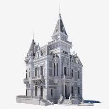 Download Highly Detailed 3d Model Of Ancient Manor Created In 3ds Max By Tim Shaw Architecture Old Mansions Classic Architecture