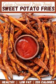Sweet potatoes are more versatile than you might think. Cajun Seasoned Ninja Foodi Sweet Potato Fries Sweet Potato Fries Seasoning Sweet Potato Fries Sweet Potato Recipes Fries