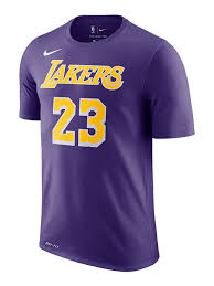 Flaunt your sleek nba aesthetic at the next game with iconic los angeles lakers jerseys available at lakers store. Los Angeles Lakers Lebron James Statement Edition Player T Shirt Team La Store