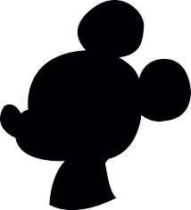 If you do not do this you will get an ellipse (oval) not a circle! Downloadable Disney Mickey Donald And Goofy Silhouettes In Literature Mickey Mouse Silhouette Disney Silhouettes Mickey Silhouette