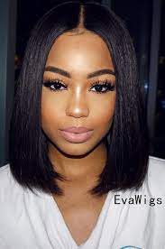 Beautiful As Always Meet Your Dreaming Hair At Evawigs Com Wigs Bobhair Bangs Shorthair Blackhair Christmasg Hair Styles Wig Hairstyles Straight Bob Hairstyles