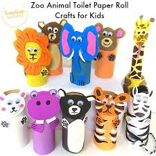 10 Adorable Zoo Animal Toilet Paper Roll Crafts For Kids Animal Crafts For Kids Toilet Paper Crafts Paper Roll Crafts