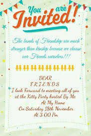 Invitation Card Kitty Party Kitty Party Themes Invitation Card Party Cat Party