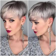Maybe you would like to learn more about one of these? Ashen Blond Cut Short Undercut Hair Woman Autumn Look Female The Sugar Styles All About Women S Fashion In 2021
