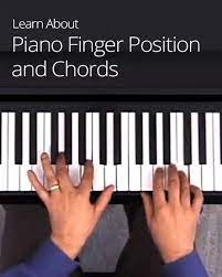 Piano Finger Position And Chords Piano Chords Piano Piano Lessons