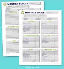 15 free printable budget templates to manage your money like a pro moneypantry