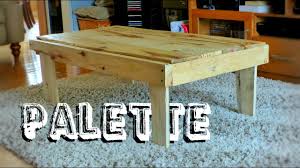 Fabriquez une table basse modulaire avec des cagettes. Fabriquer Une Table Basse Rustique En Bois De Palette Youtube
