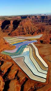 Potash Evaporation Ponds Moab Utah Places To Travel Travel Nature
