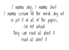 Read All About It Quotes Words Emeli Sande