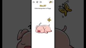 Tutup hidung si piggy dengan jarimu hingga si piggy bangun. Coba Bangunkan Si Piggy Brain Out Youtube