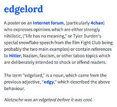 Edgelord | Edgy | Know Your Meme